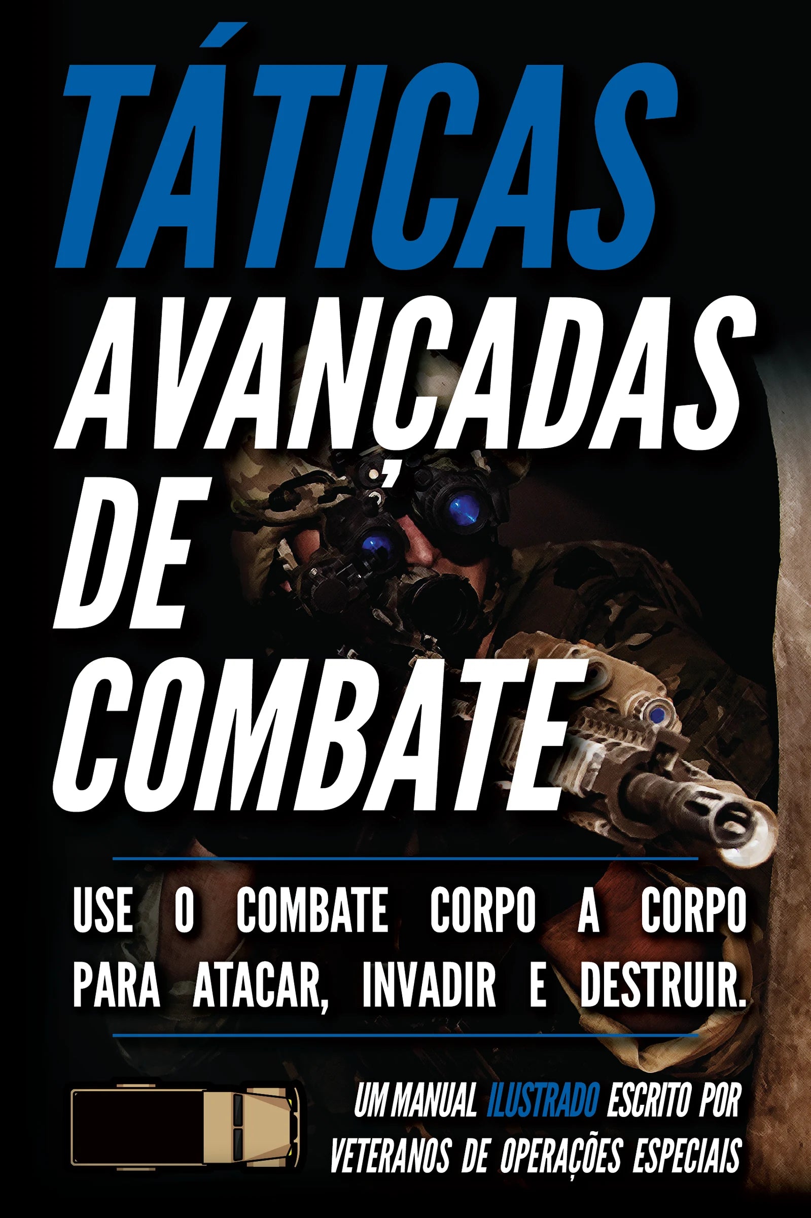 Táticas avançadas de combate — Portuguese book cover