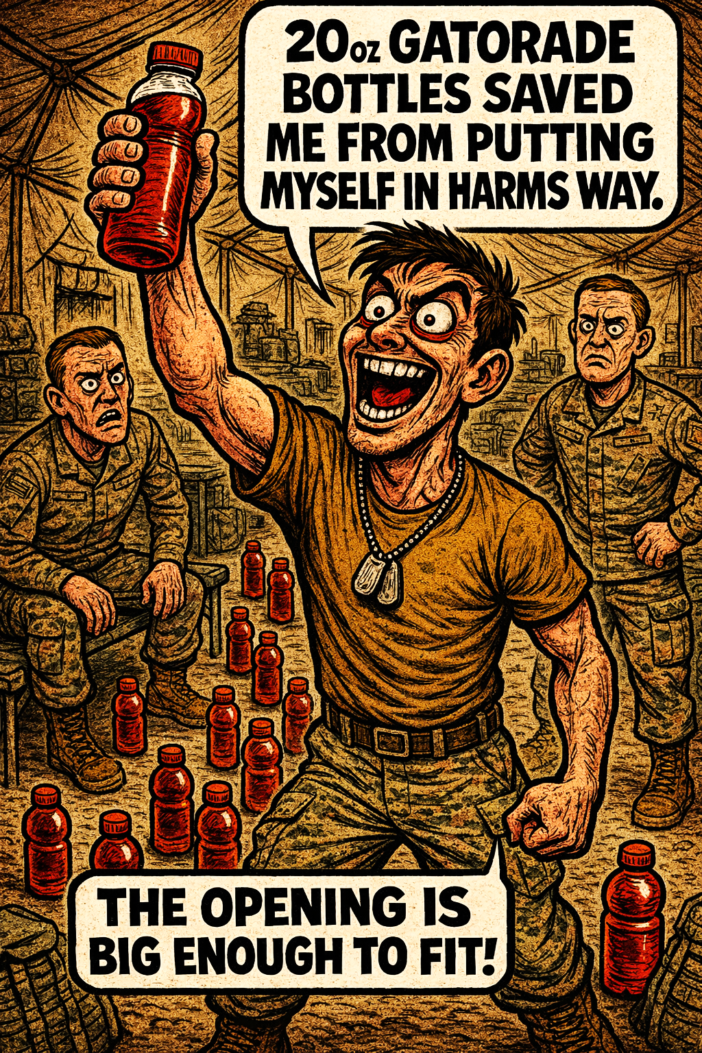 20oz Gatorade Bottles Saved Me from Putting Myself in Harms Way