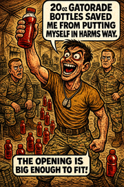 20oz Gatorade Bottles Saved Me from Putting Myself in Harms Way