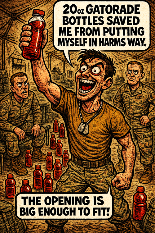 20oz Gatorade Bottles Saved Me from Putting Myself in Harms Way