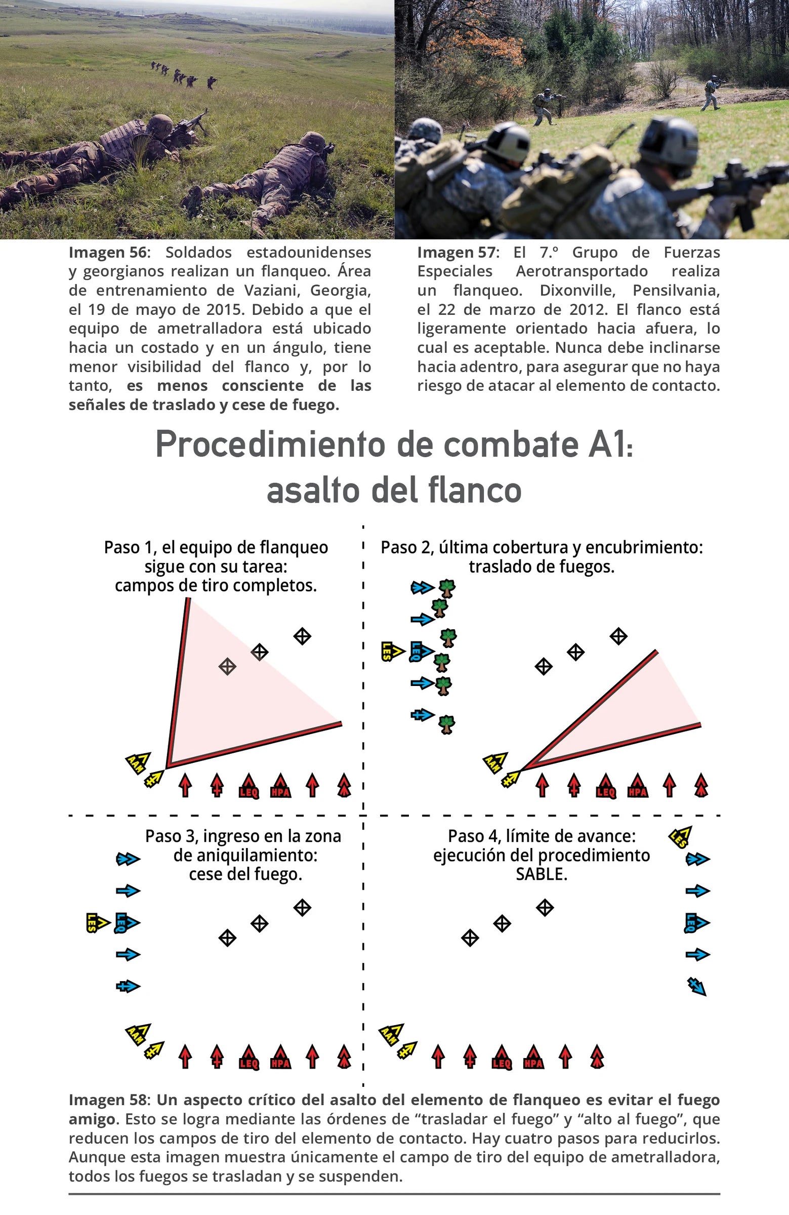 Tácticas de combate — interior preview 1 (Spanish)