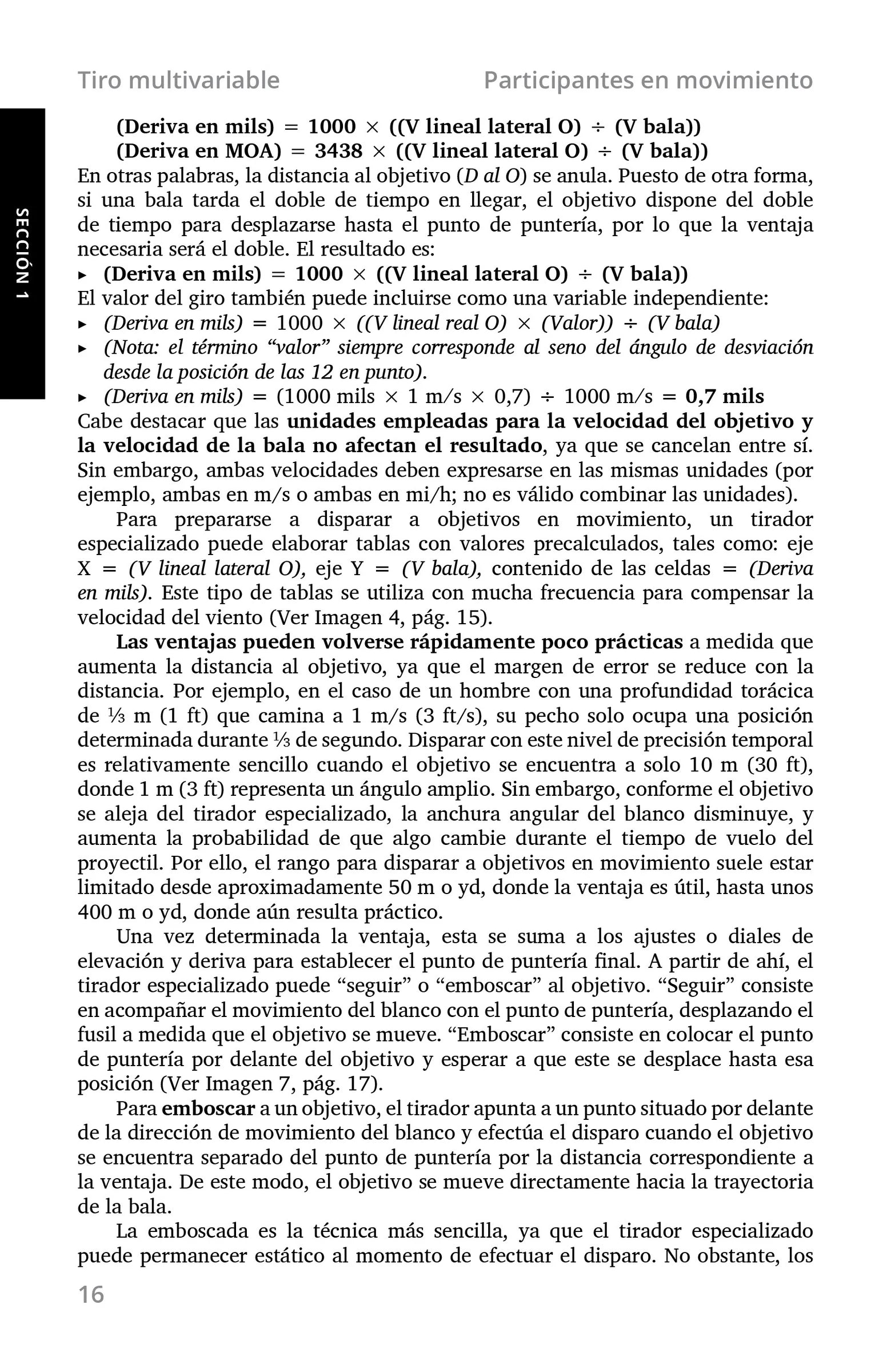 Tiro de ultra largo alcance — interior preview 1 (Spanish)
