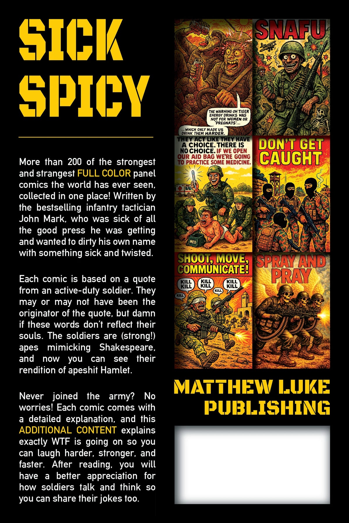 Sick Spicy Volume 2 — back cover (English)