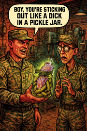 Boy, You’re Sticking Out Like a Dick in a Pickle Jar