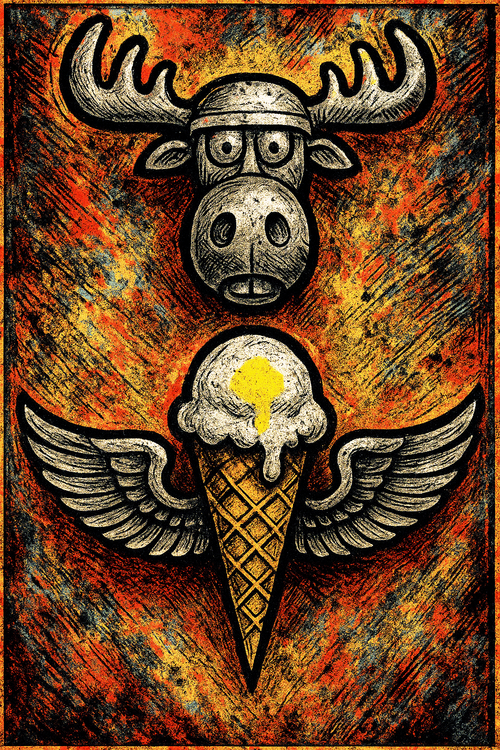 Bullwinkle and Ice Cream