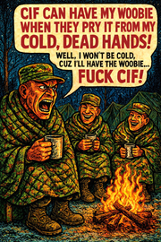 CIF Can Have My Woobie When They Pry It from My Cold, Dead Hands!