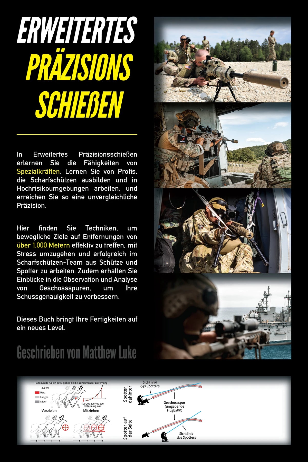Erweitertes Präzisionsschießen — back cover (German)