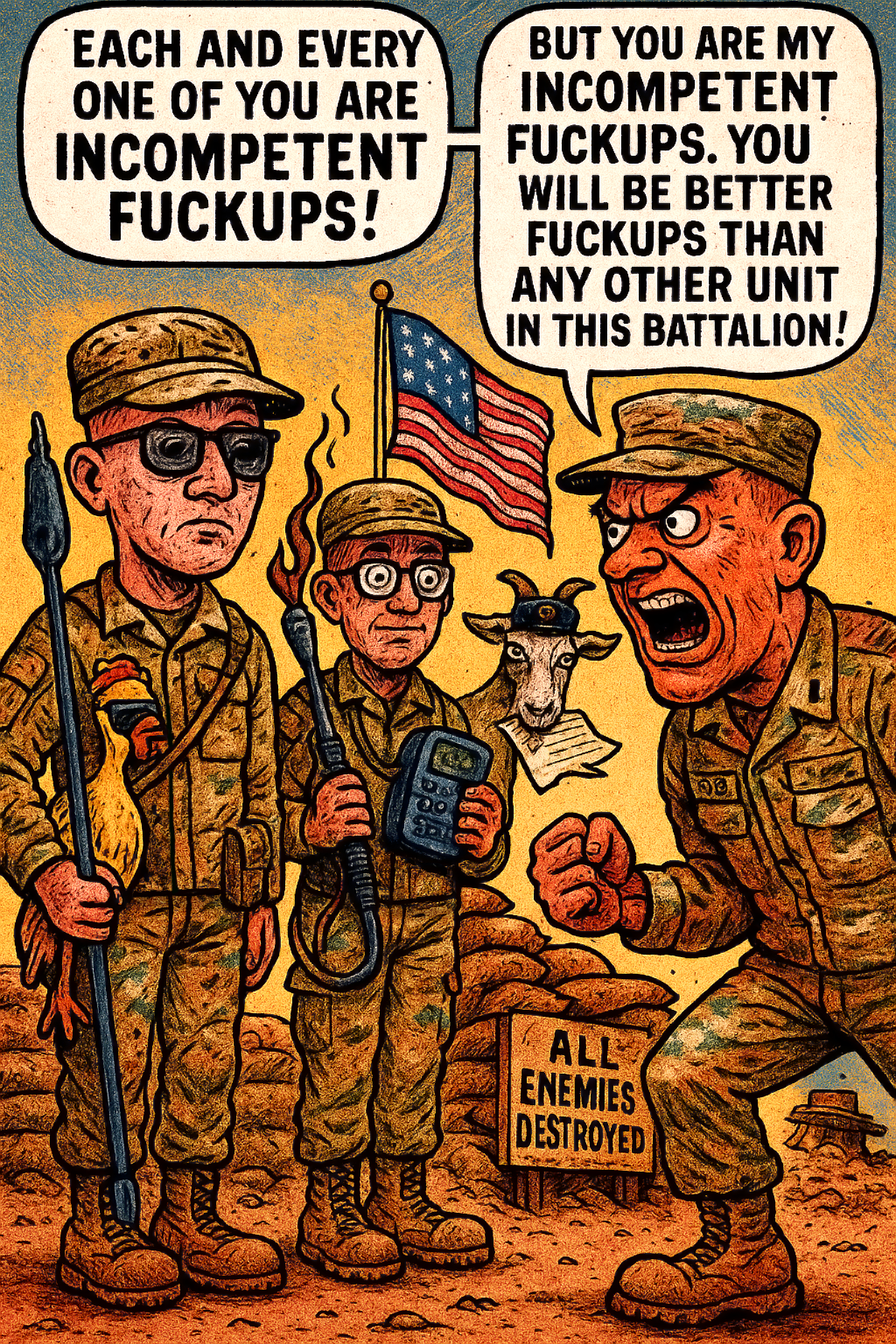 Each and Every One of You Are Incompetent Fuckups!
