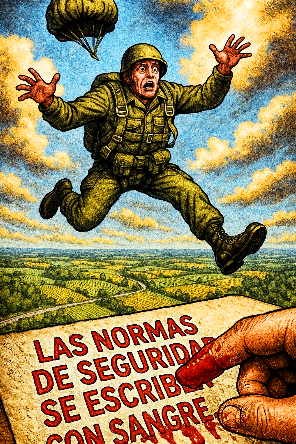 Las normas de seguridad se escriben con sangre.