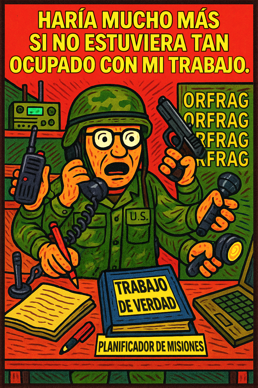 Haría mucho más si no estuviera tan ocupado con mi trabajo. 2