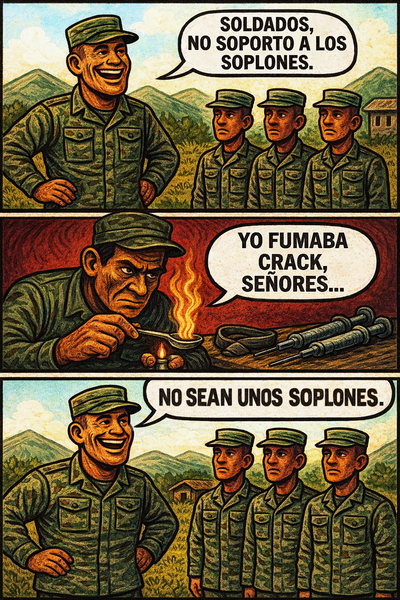 Soldados, no soporto a los soplones.
