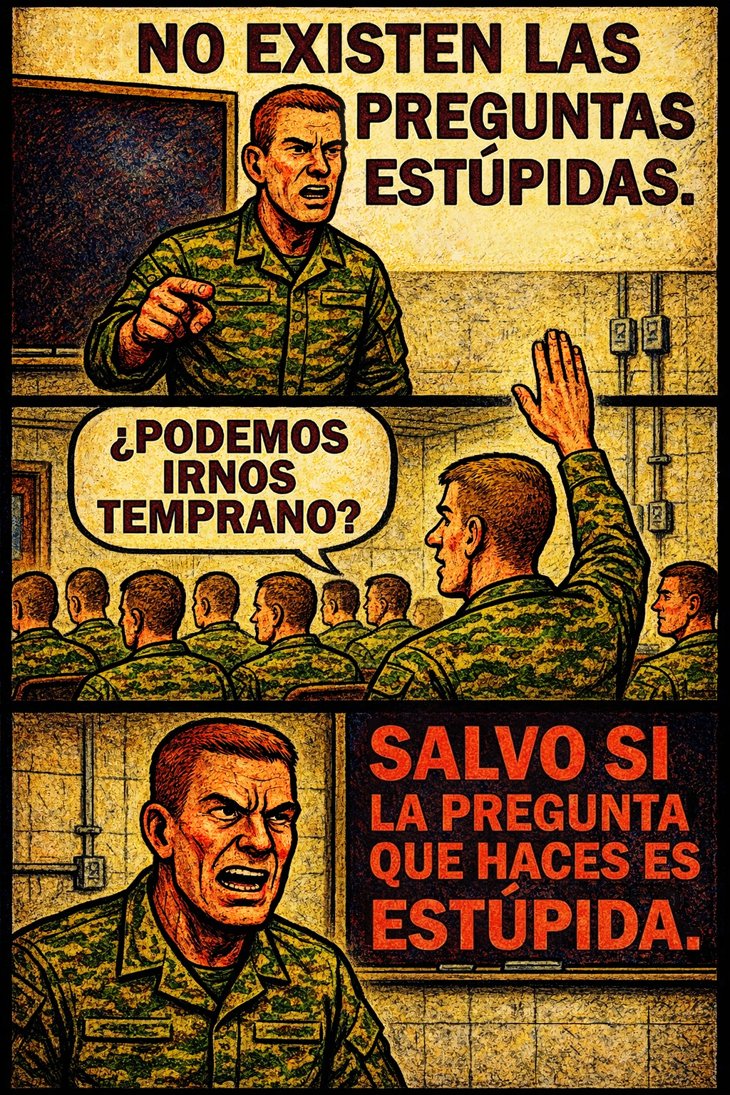 No existen las preguntas estúpidas.