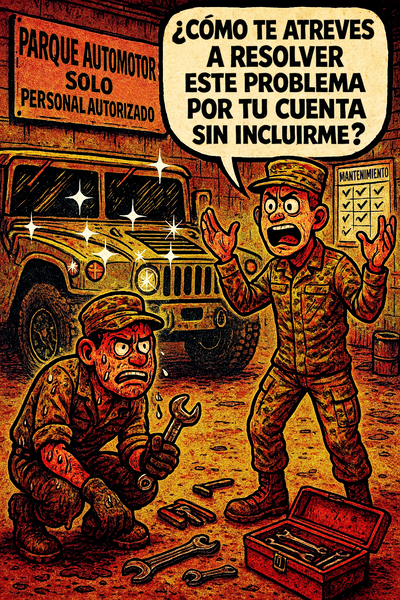 ¿Cómo te atreves a resolver este problema por tu cuenta sin incluirme?