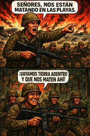 Señores, nos están matando en las playas.