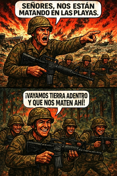 Señores, nos están matando en las playas.