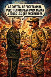 Sé cortés, sé profesional, pero ten un plan para matar a todos los que encuentres.