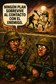 Ningún plan sobrevive al contacto con el enemigo.