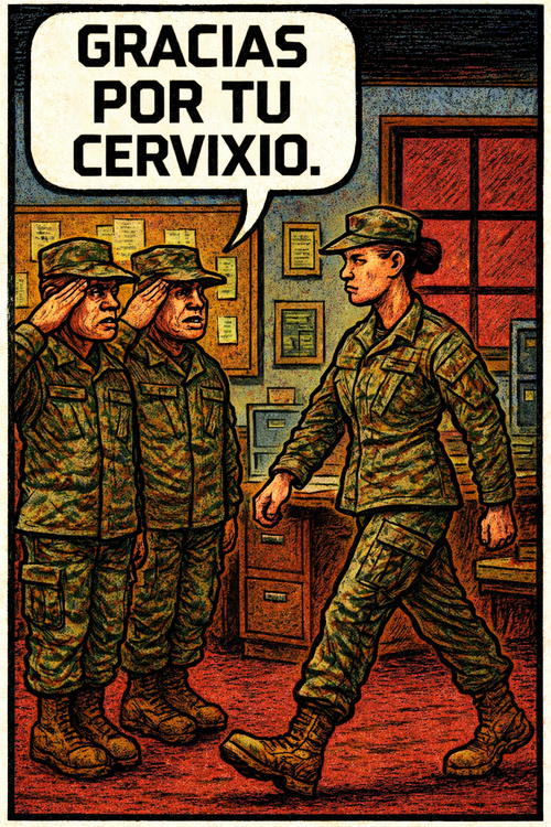 Gracias por tu cervixio.