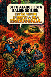 Si tu ataque está saliendo bien, está caminando a una emboscada.