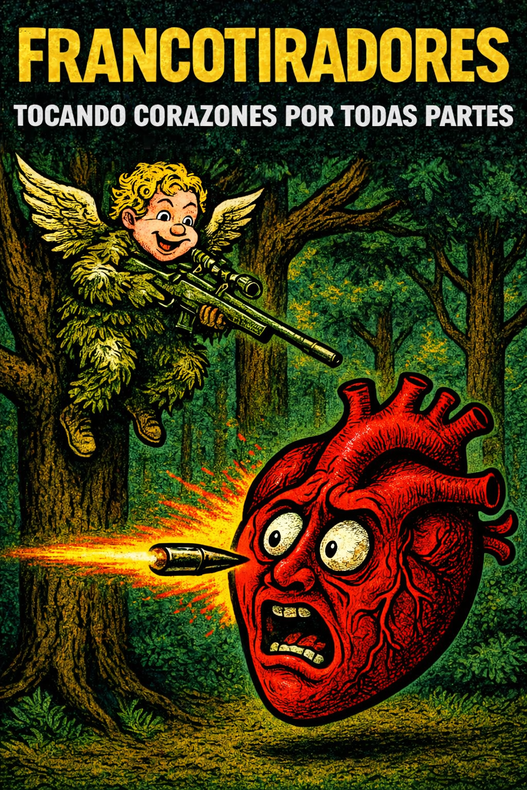 Francotiradores tocando corazones por todas partes
