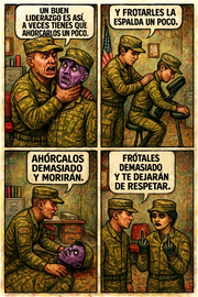 Un buen liderazgo es así, a veces tienes que ahorcarlos un poco.