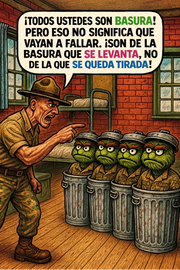 ¡Todos ustedes son basura!