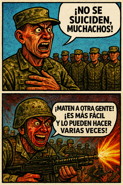 ¡No se suiciden, muchachos!