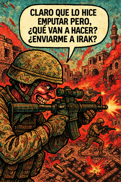 Claro que lo hice emputar pero, ¿qué van a hacer?