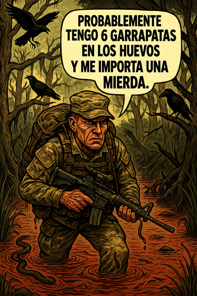 Probablemente tengo 6 garrapatas en los huevos y me importa una mierda.