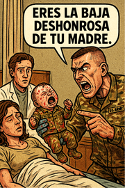 Eres la baja deshonrosa de tu madre.