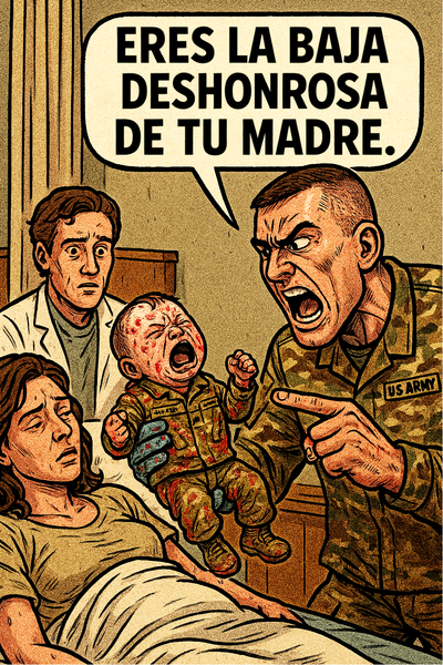 Eres la baja deshonrosa de tu madre.