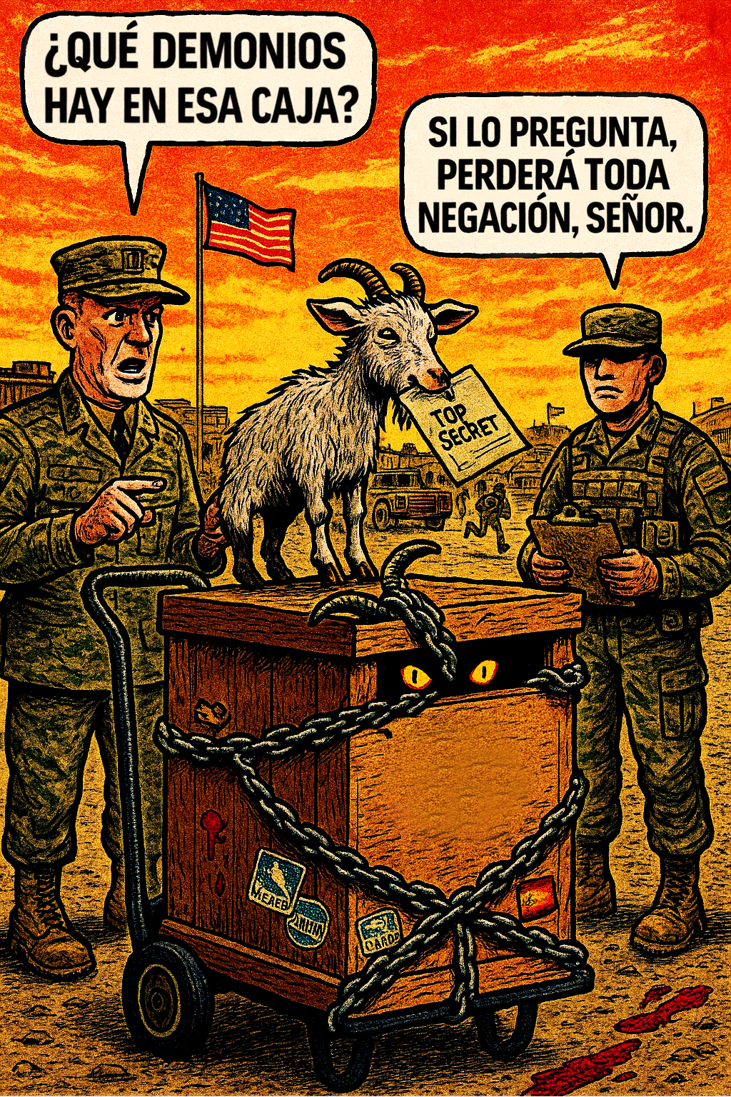 ¿Qué demonios hay en esa caja?