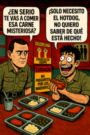 ¿En serio te vas a comer esa carne misteriosa?