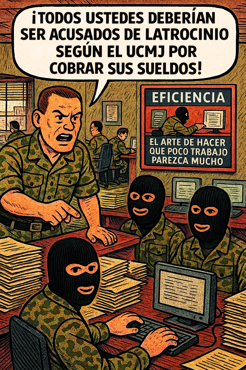 ¡Todos ustedes deberían ser acusados de latrocinio según el ucjm por cobrar sus sueldos!