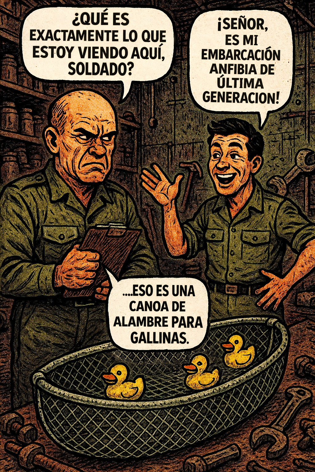 ¿Qué es exactamente lo que estoy viendo aquí, soldado?