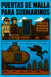 Puertas de malla para submarinos