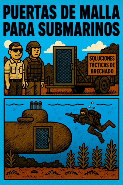 Puertas de malla para submarinos