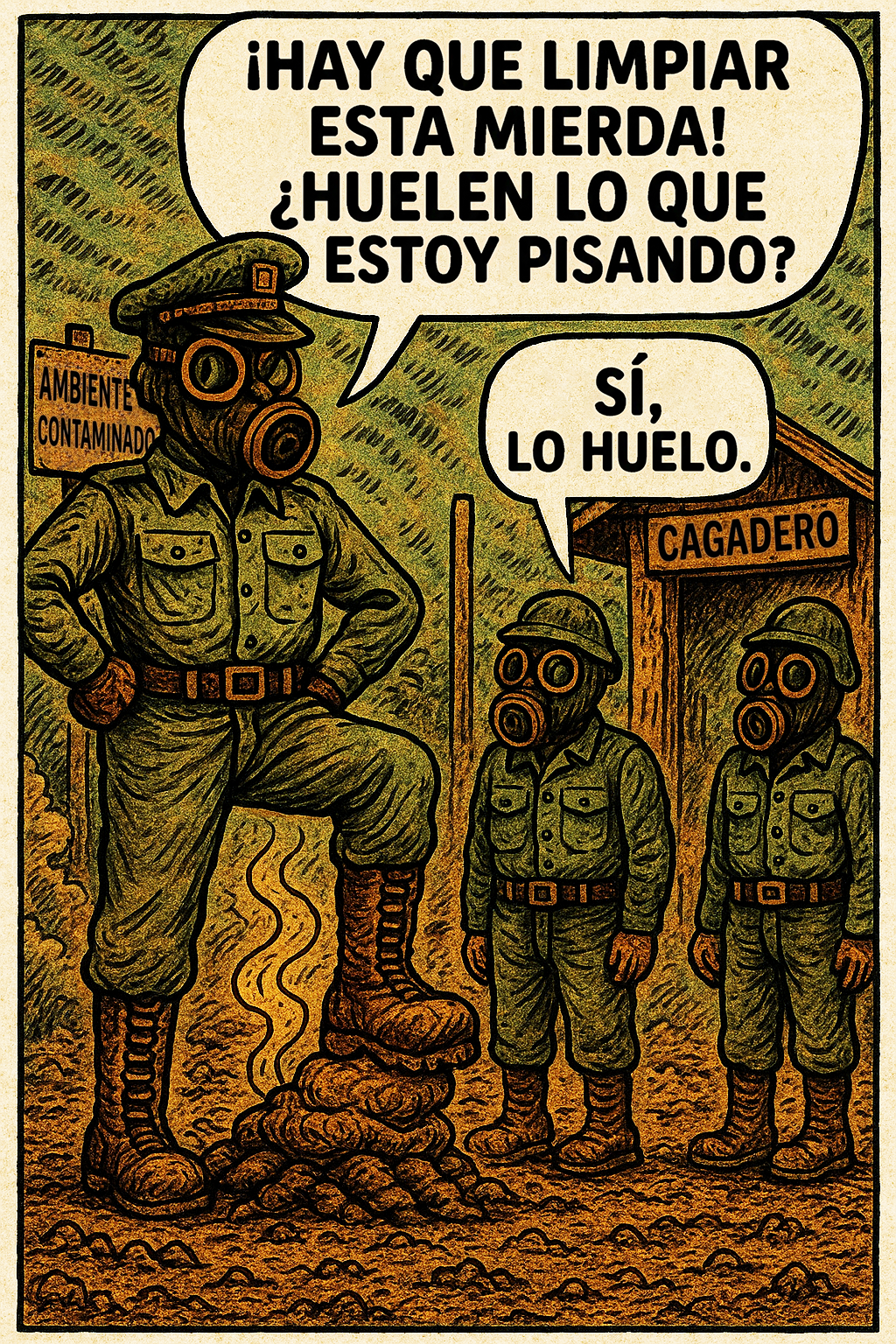 ¡Hay que limpiar esta mierda!