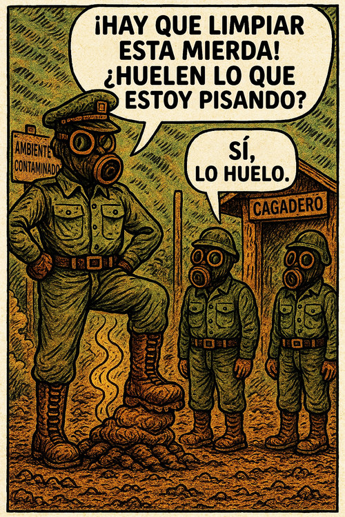 ¡Hay que limpiar esta mierda!