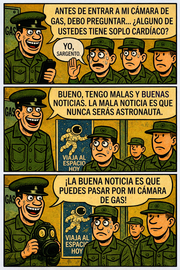 Antes de entrar a mi cámara de gas, debo preguntar...