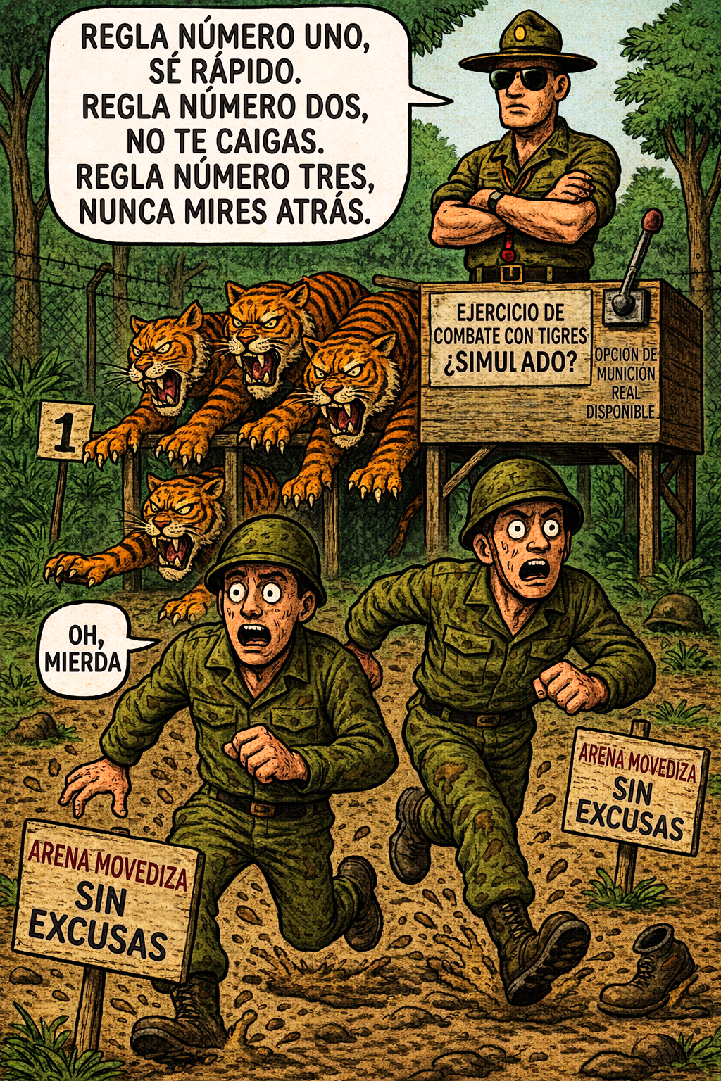 Regla número uno, sé rápido.