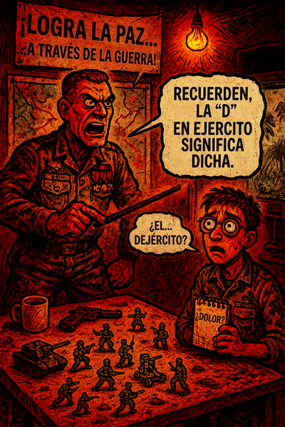 ¡Logra la paz… …a través de la guerra!