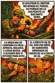 Si golpear el motor no apaga el fuego, es porque no lo golpeaste lo bastante duro.