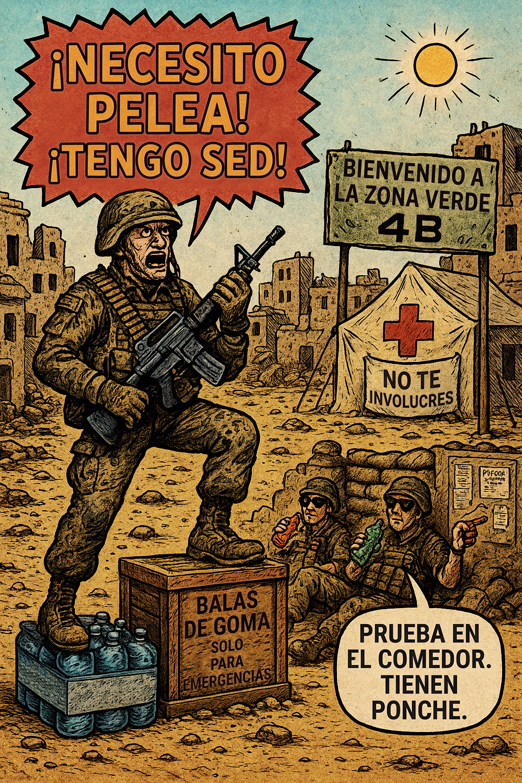 ¡Necesito pelea!