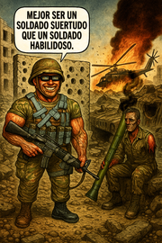 Mejor ser un soldado suertudo que un soldado habilidoso.