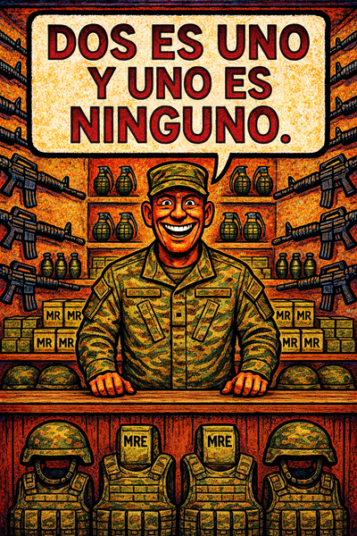 Dos es uno y uno es ninguno.