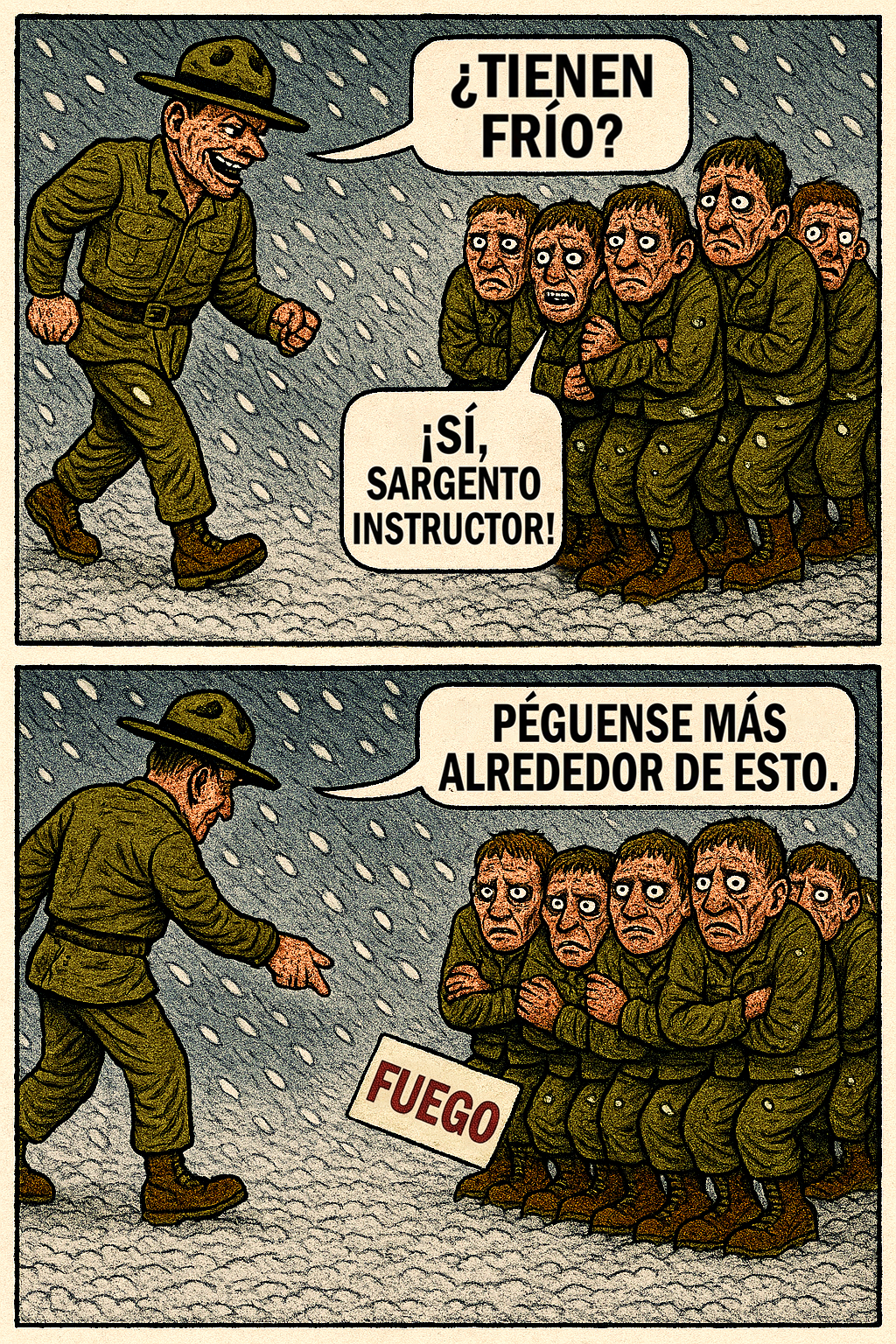 ¿Tienen frío?