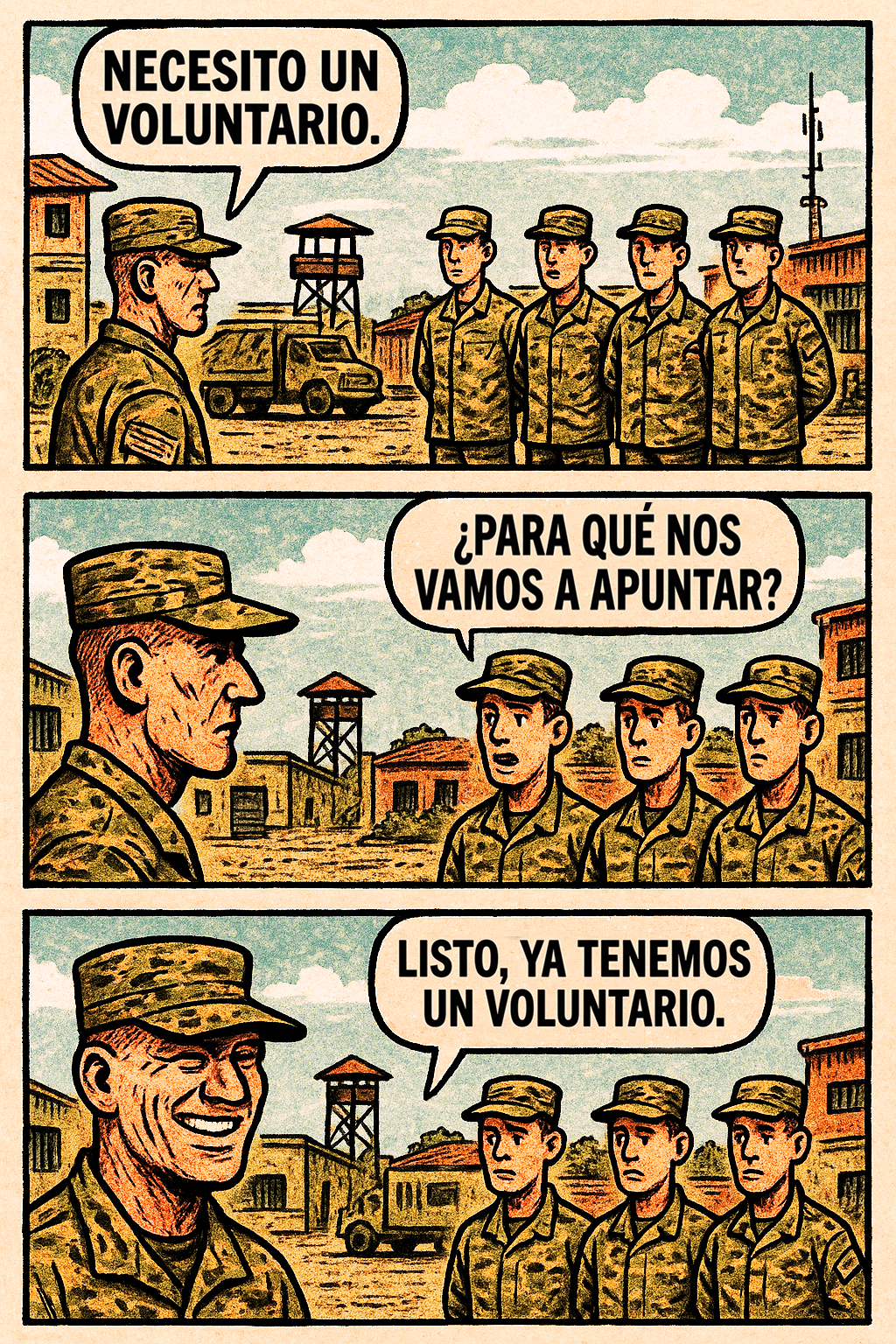 Necesito un voluntario.