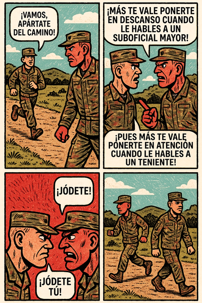 ¡Vamos, apártate del camino!