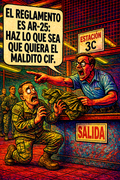 El reglamento es ar-25: haz lo que sea que quiera el maldito cif.